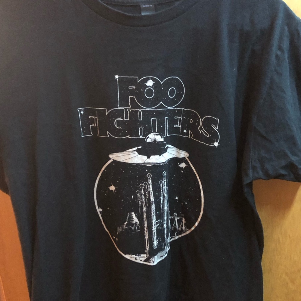 Foo Fighters Space Ship Shirt Large